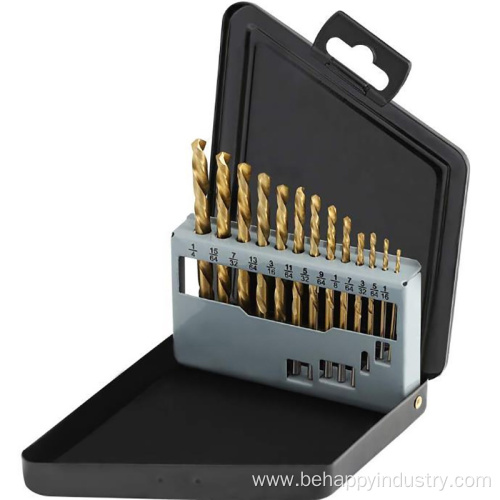 M2 Titanium Coating Left Hand Drill Bit Set